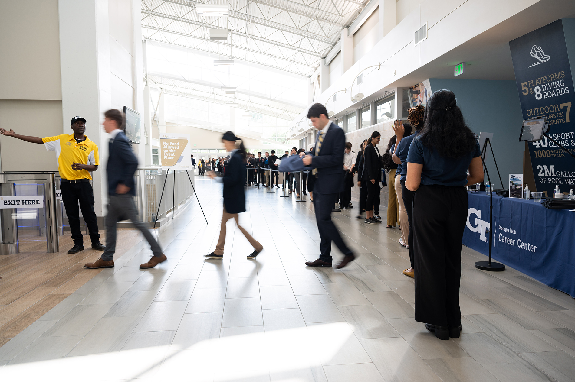 Career Fair at the Campus Recreation Center