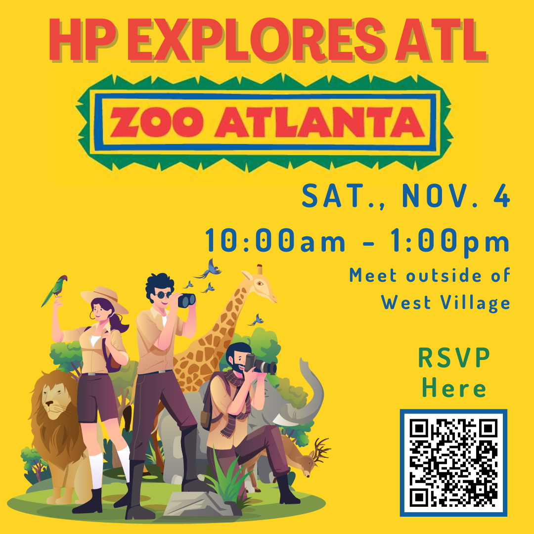 A flyer for the Honors Program trip to Zoo Atlanta on November 4th, 2023.
