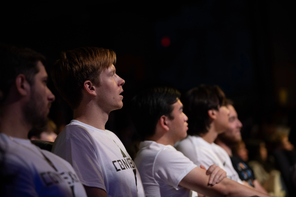 Convexity supporters sit in the audience at the 2025 InVenture Prize Competition.