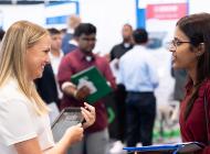 Students attend 2024 Fall All-Majors Career Fair.