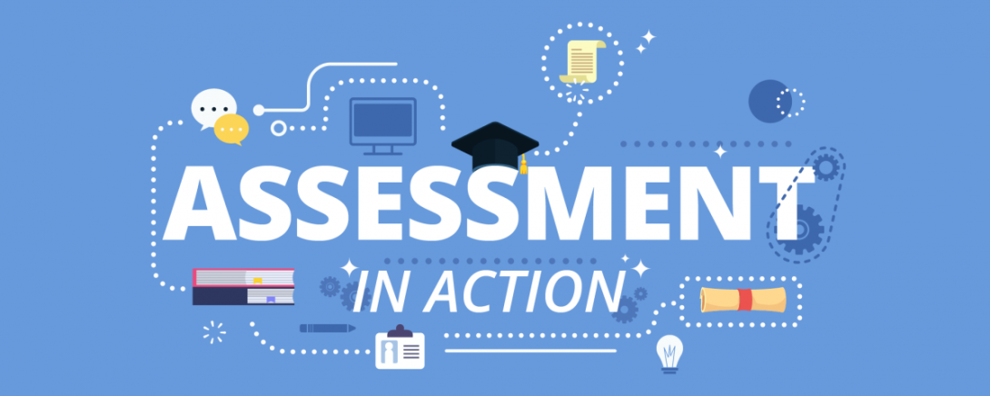 blue assessment banner